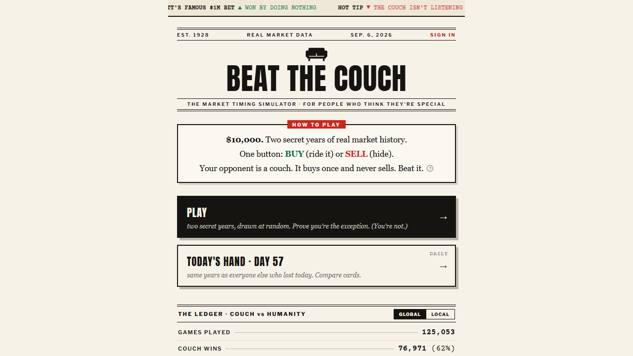 Beat the Couch gameplay preview