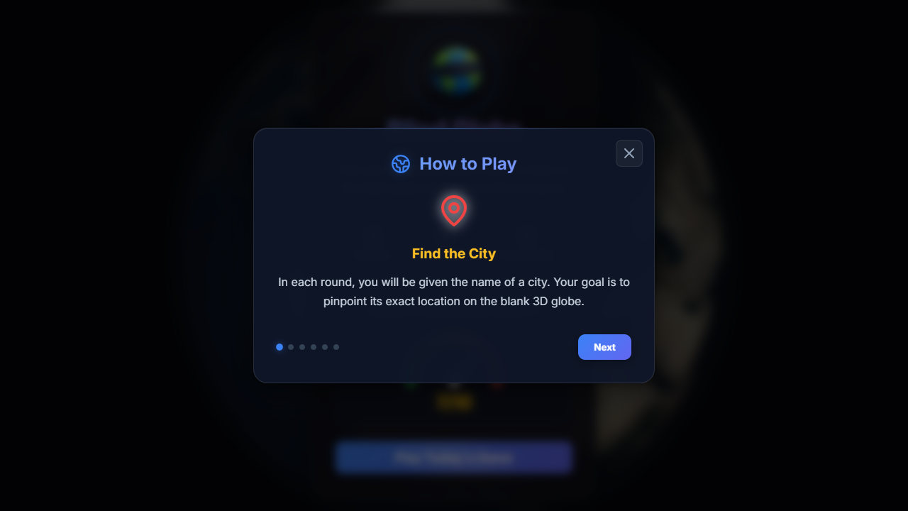 BlindGlobe gameplay preview