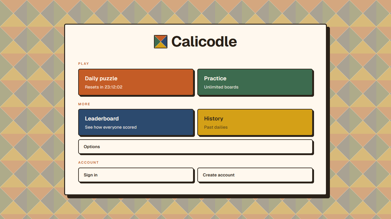 Calicodle gameplay preview