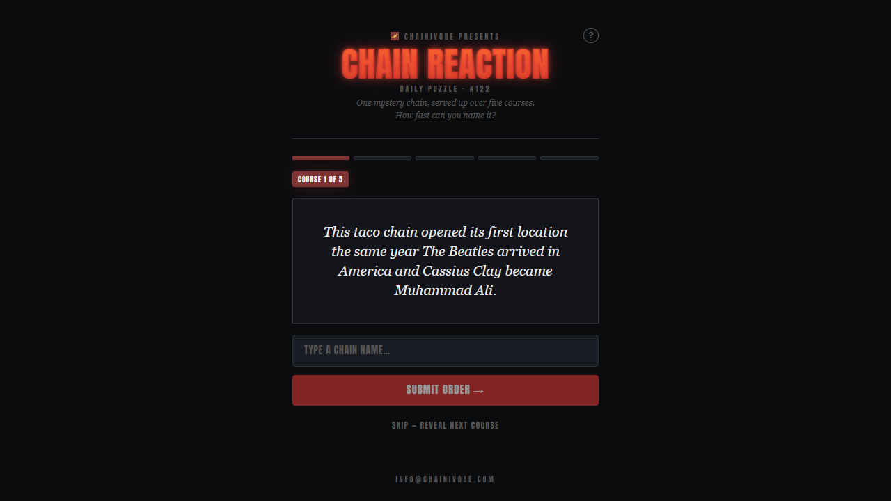 Chain Reaction gameplay preview