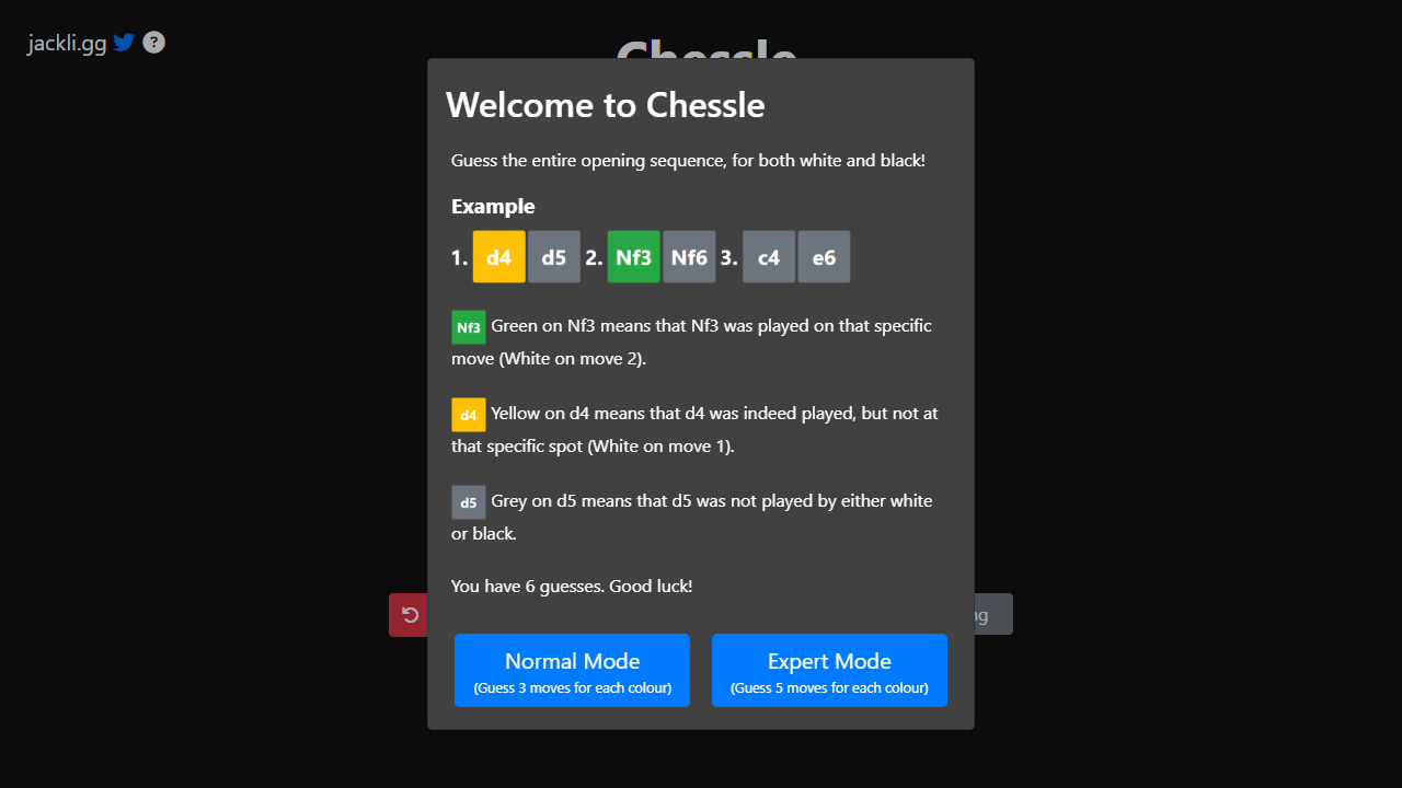 Chessle gameplay preview