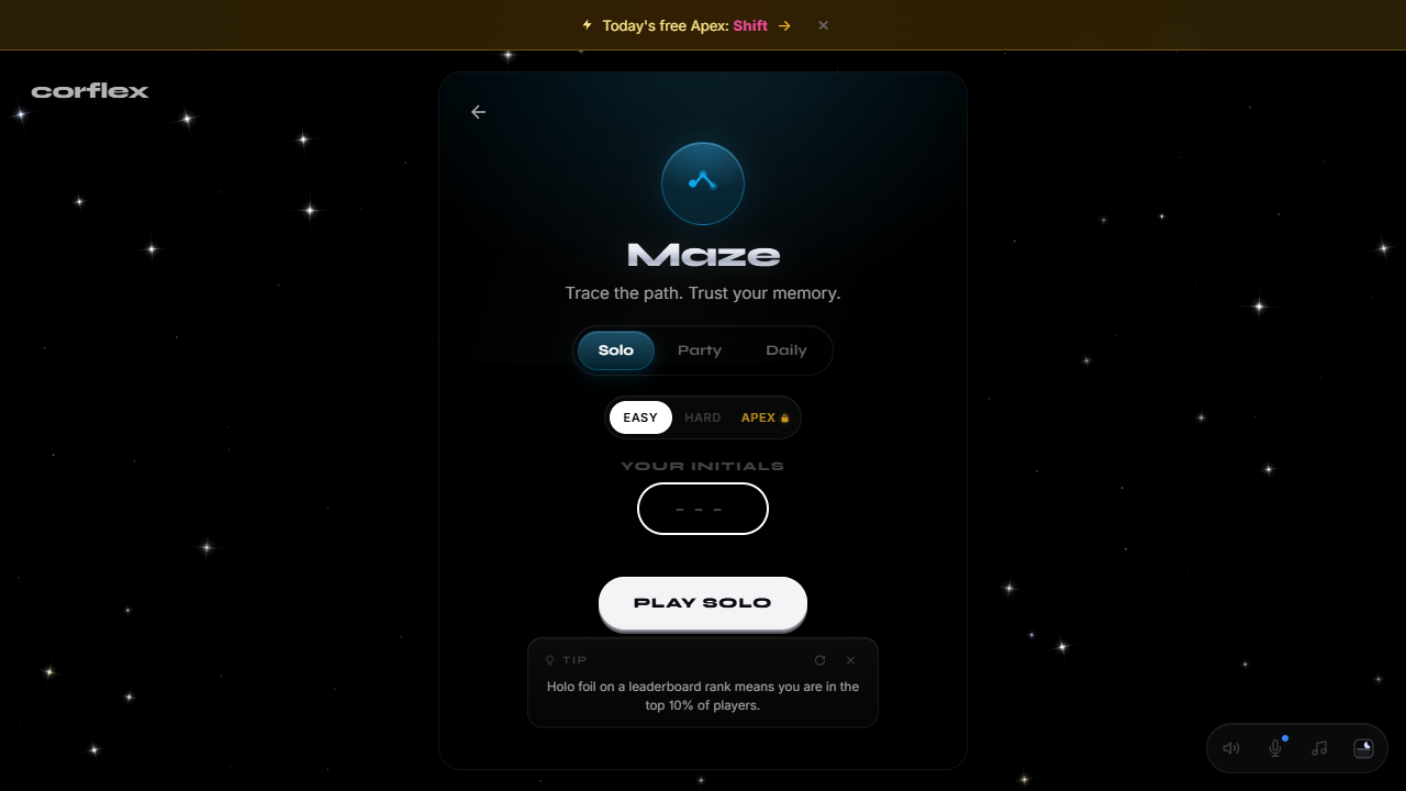 Corflex Maze gameplay preview