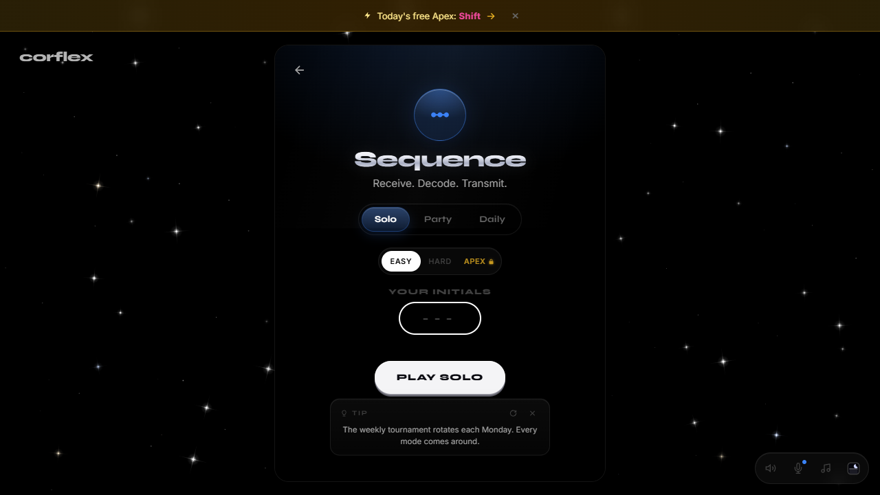 Corflex Sequence gameplay preview
