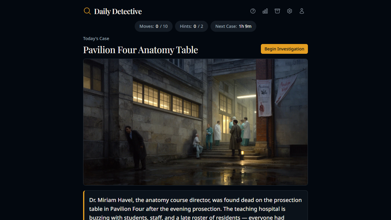 Daily Detective gameplay preview