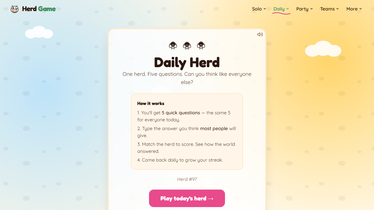 Daily Herd gameplay preview