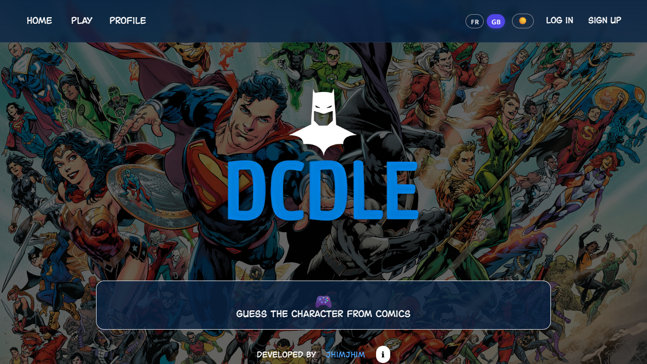 DCdle gameplay preview