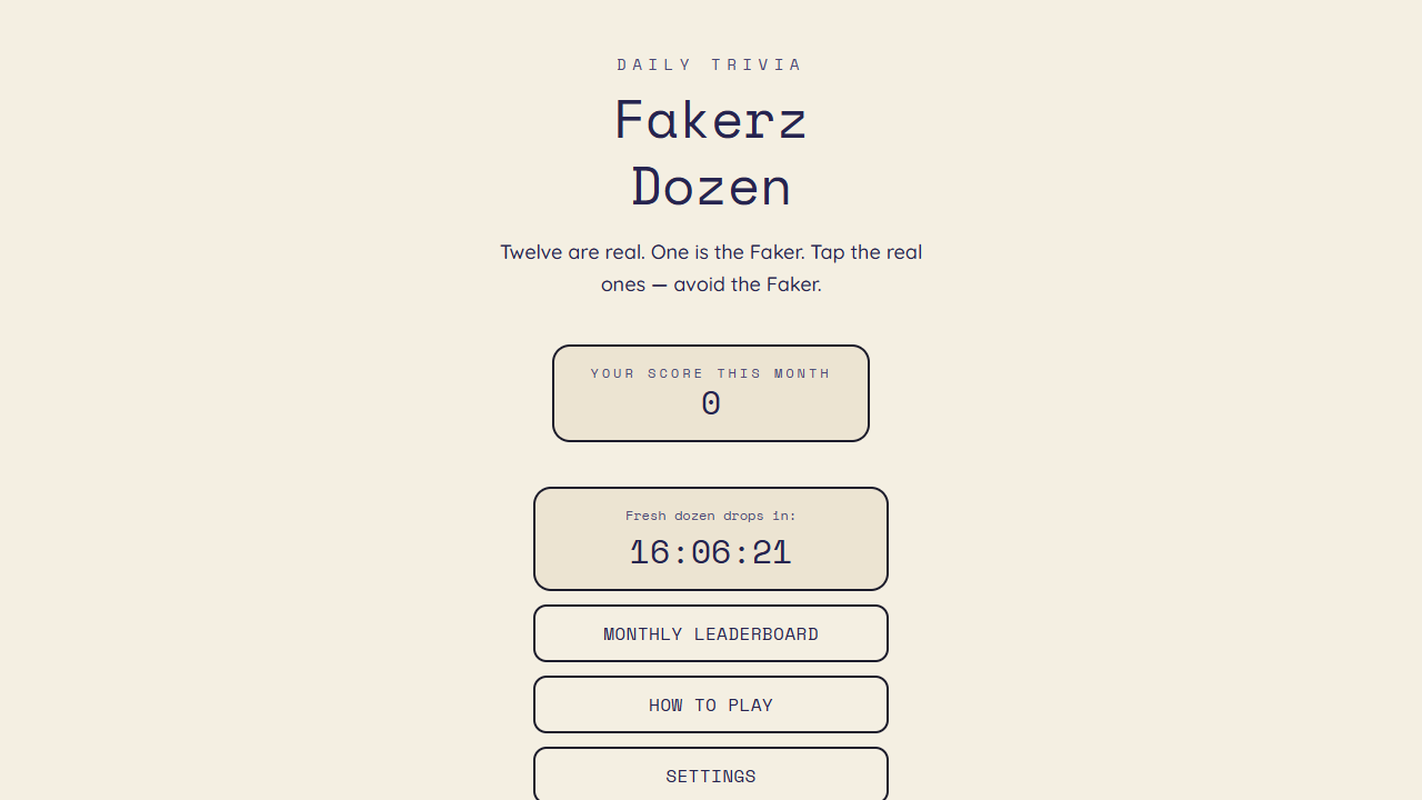 Fakerz Dozen gameplay preview