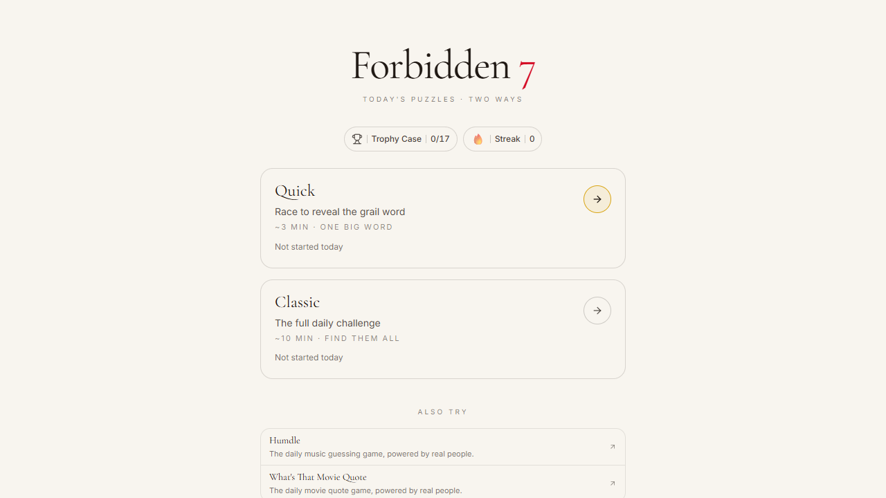 Forbidden 7 gameplay preview