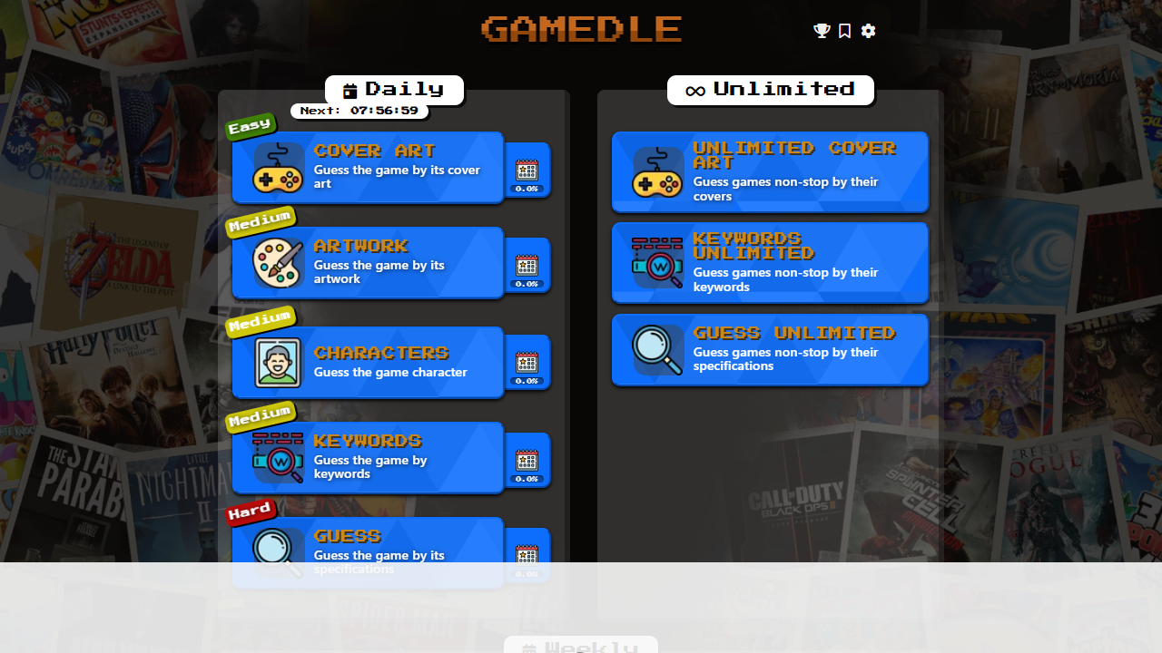 Gamdle gameplay preview