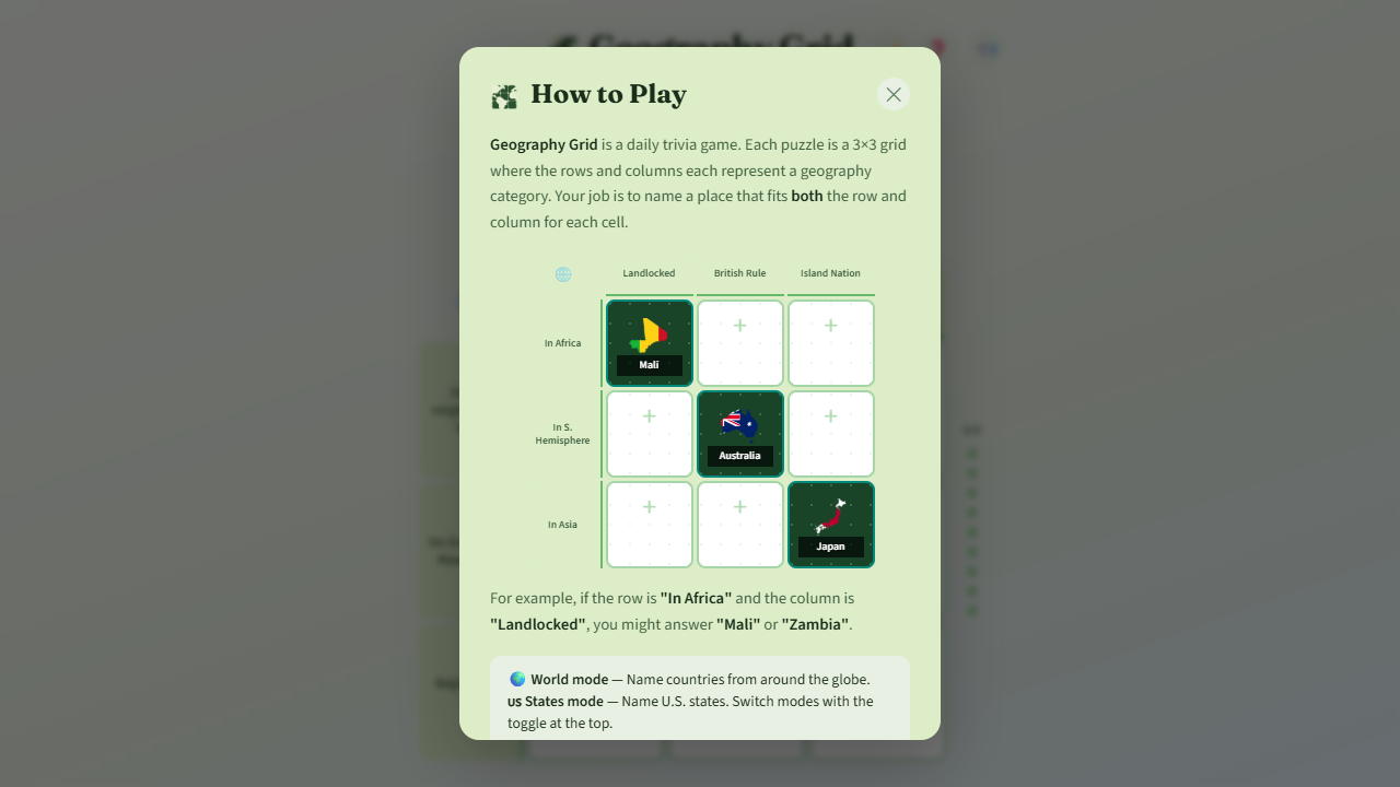 Geo Grid gameplay preview
