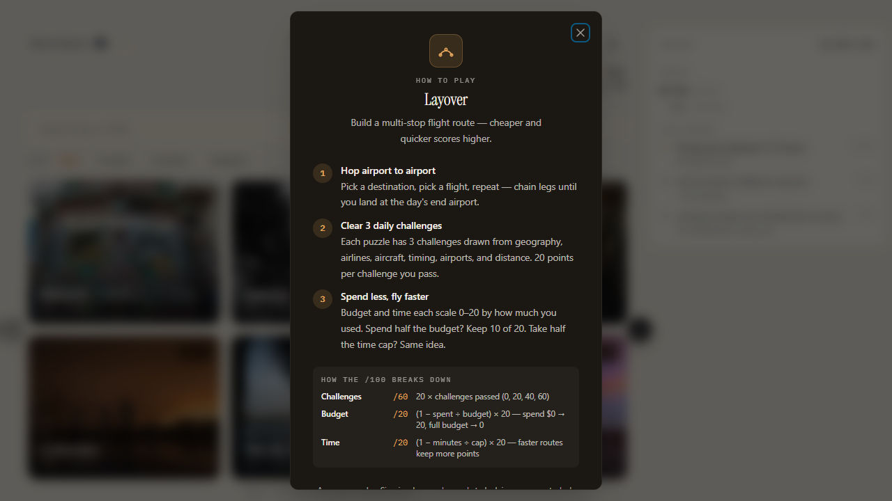 Layover gameplay preview
