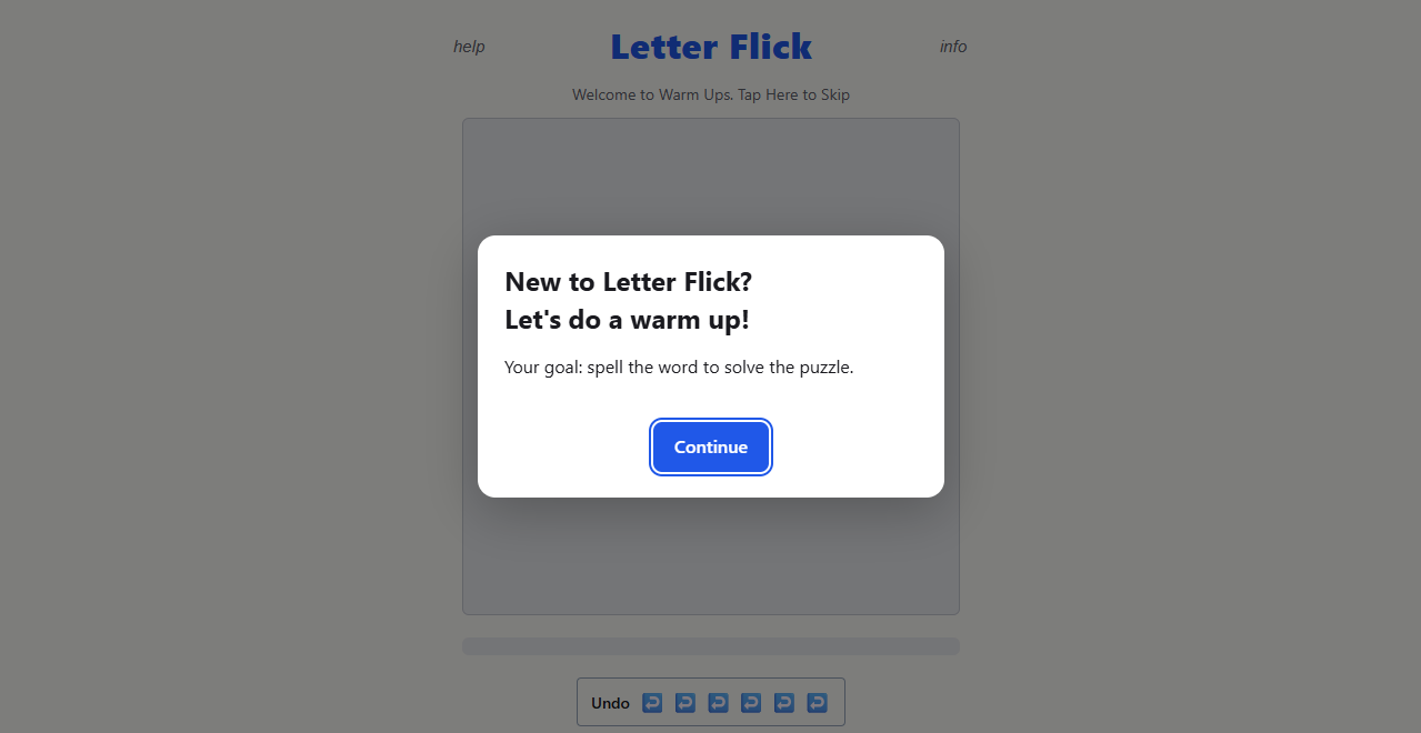 Letter Flick gameplay preview