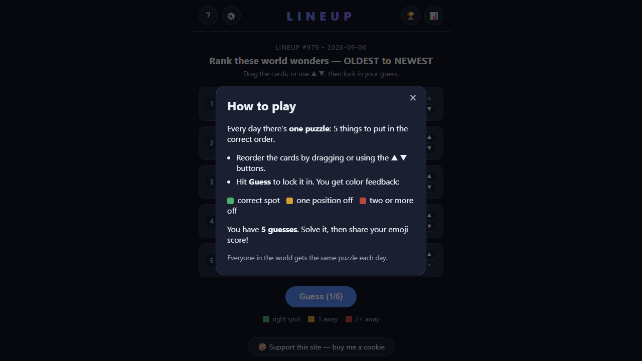 Lineup gameplay preview