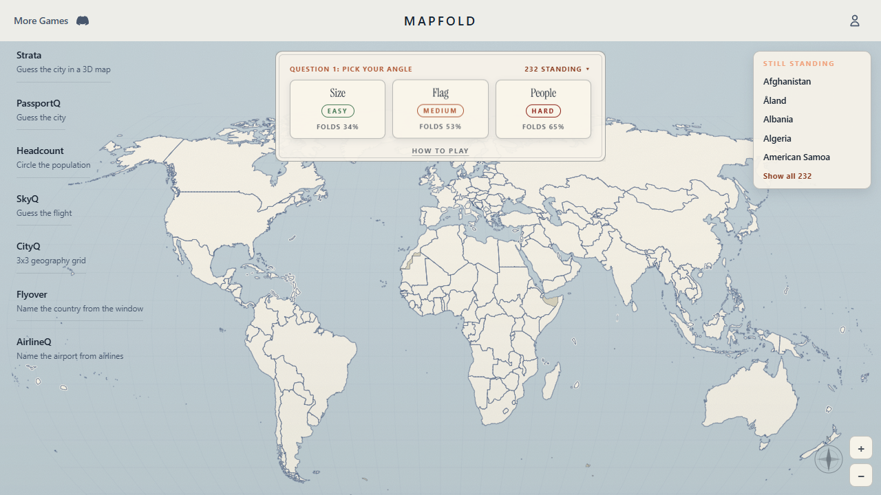 MapFold gameplay preview