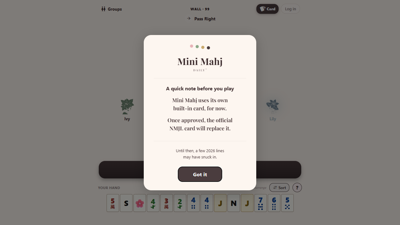 Mini Mahj gameplay preview