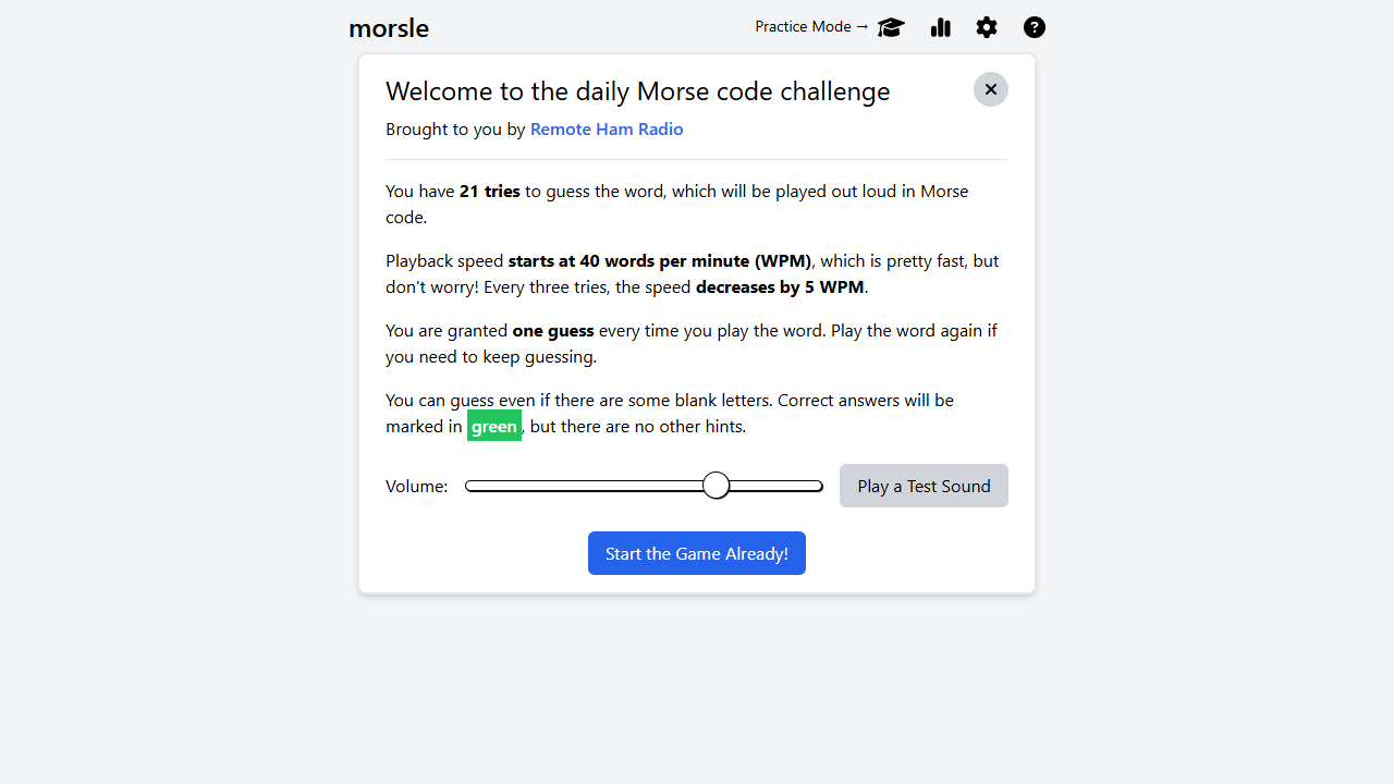 Morsle gameplay preview