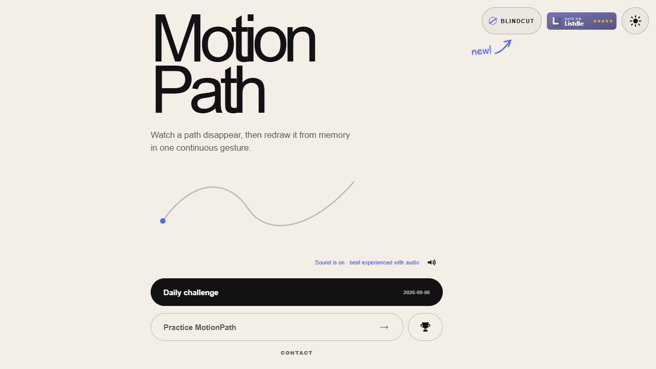 MotionPath gameplay preview