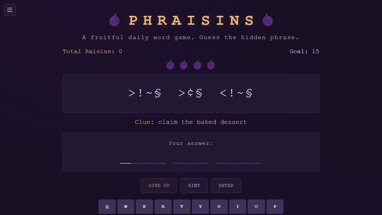 Phraisins gameplay preview