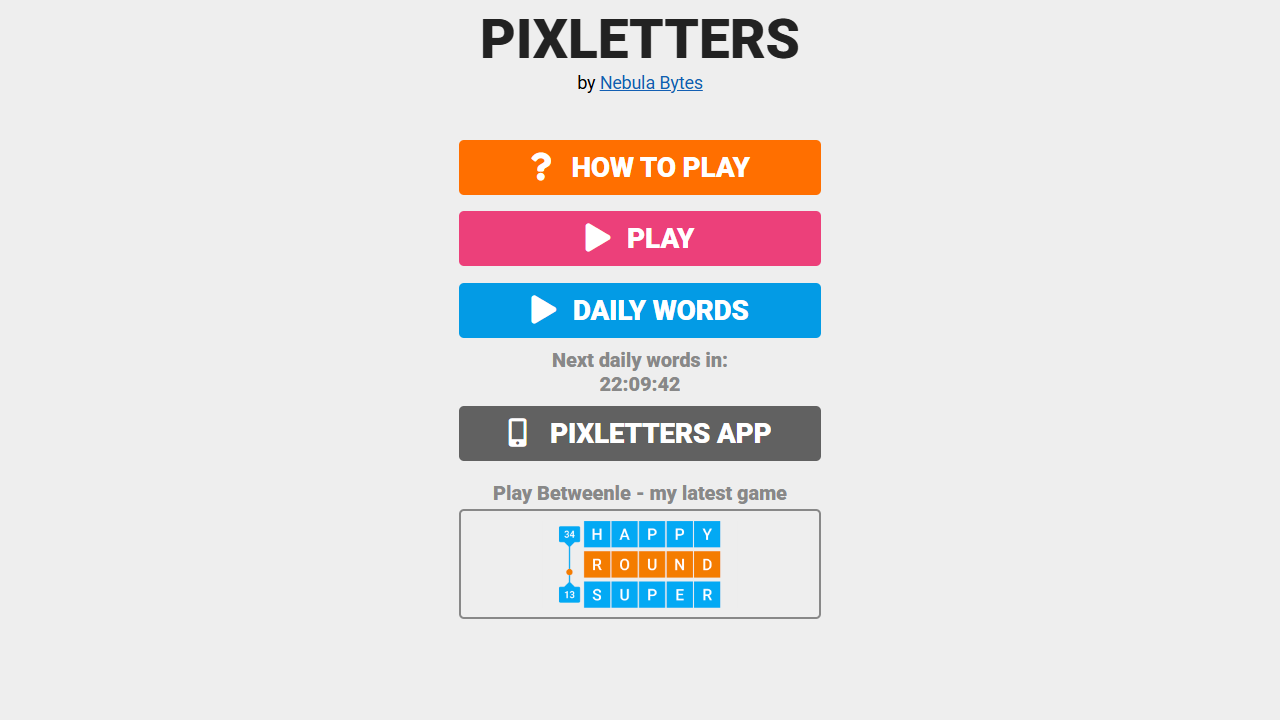 Pixletters gameplay preview