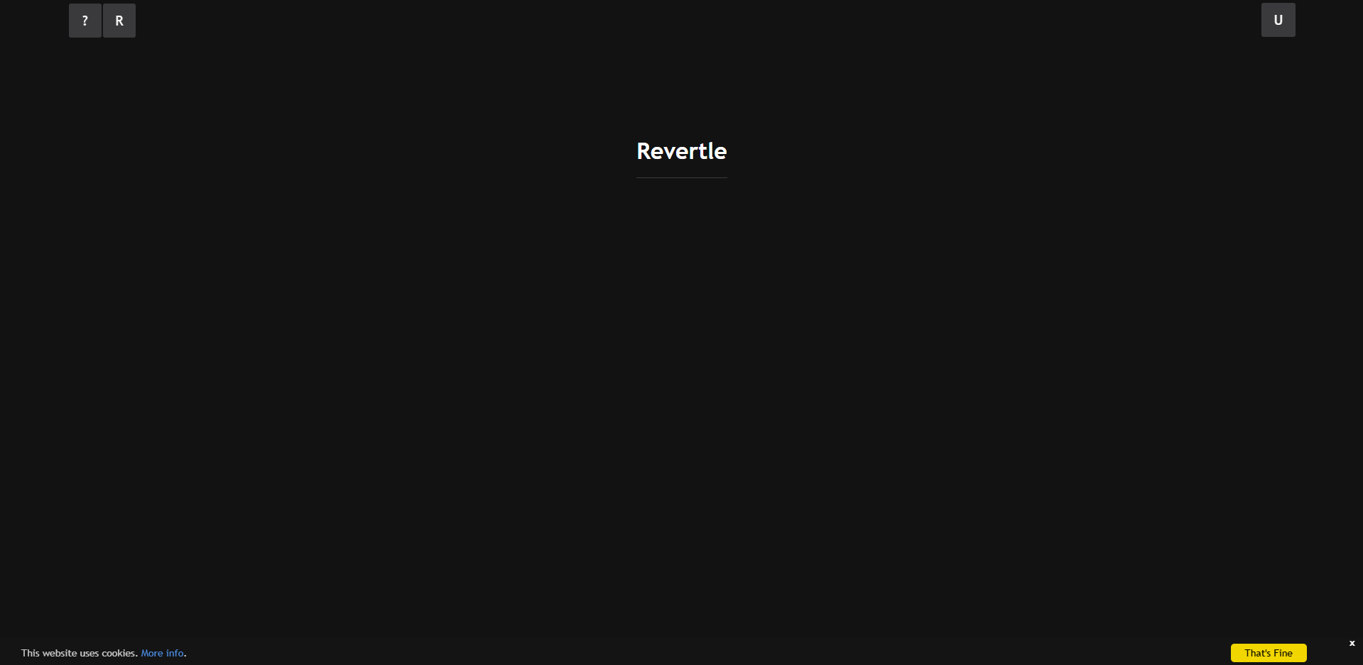 Revertle gameplay preview
