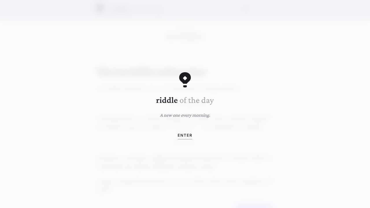 Riddle of the Day gameplay preview