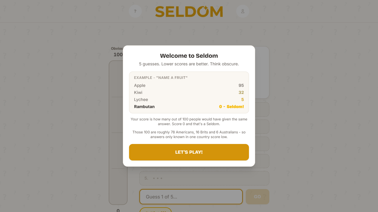 Seldom gameplay preview