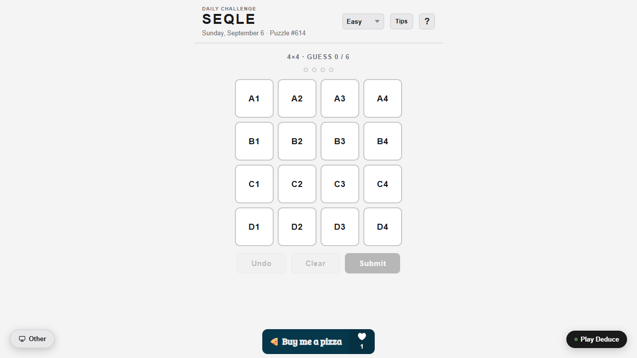 Seqle gameplay preview