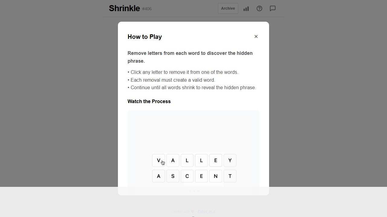 Shrinkle gameplay preview