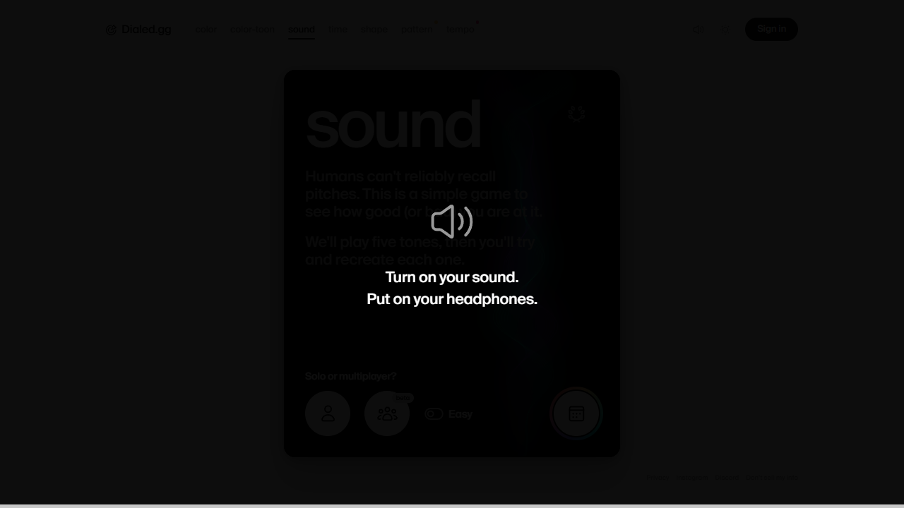Sound gameplay preview