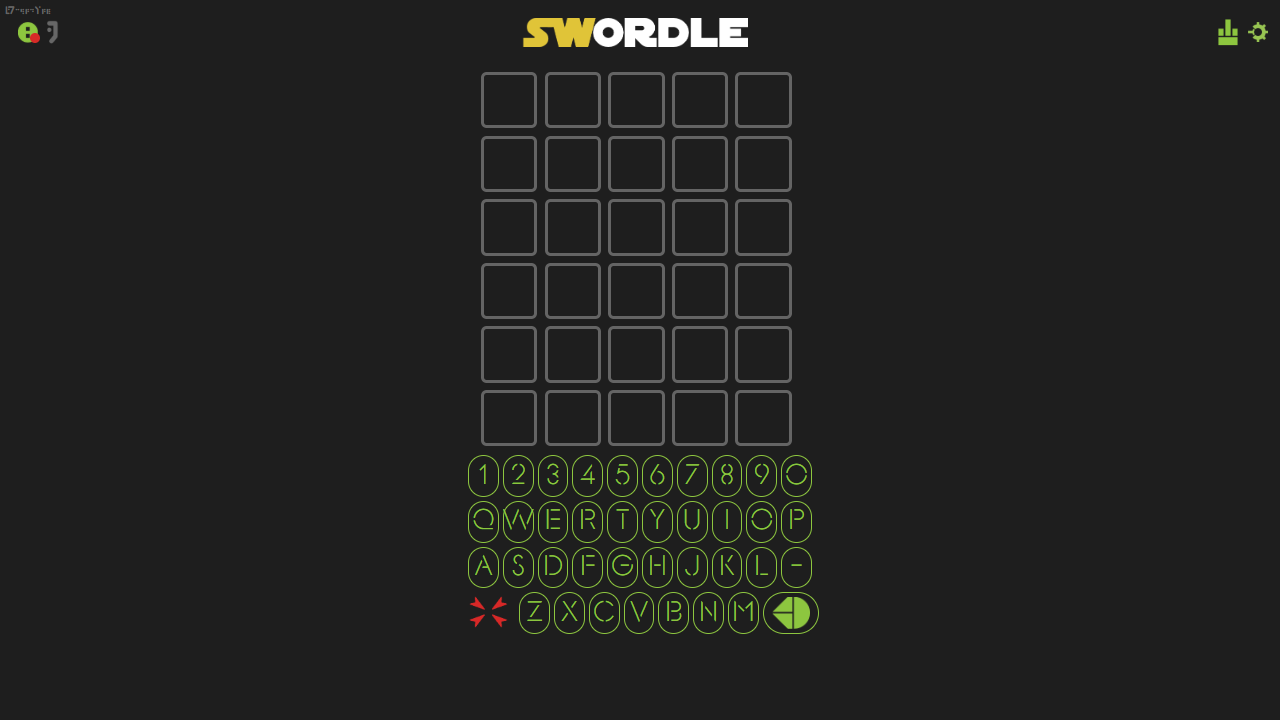 Swordle gameplay preview