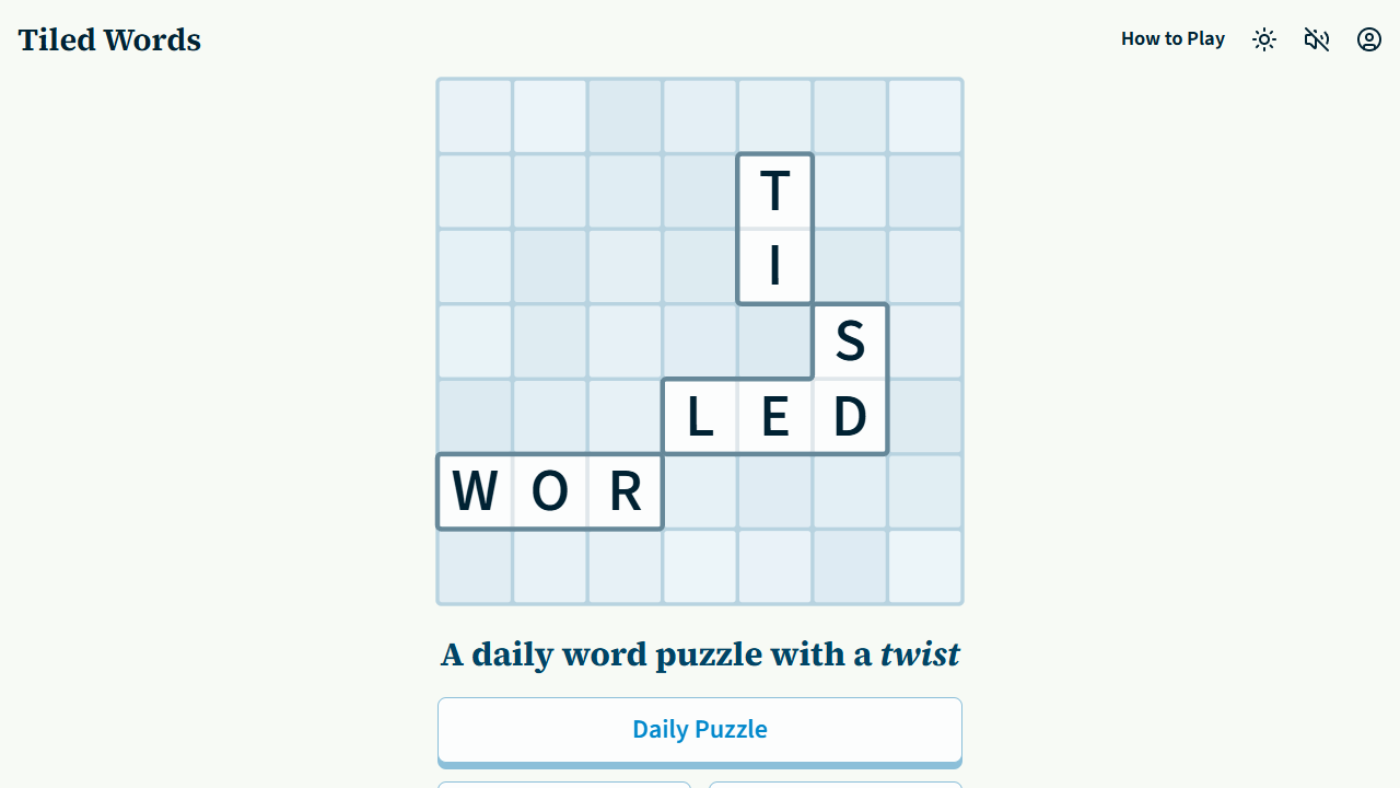 Tiled Words gameplay preview