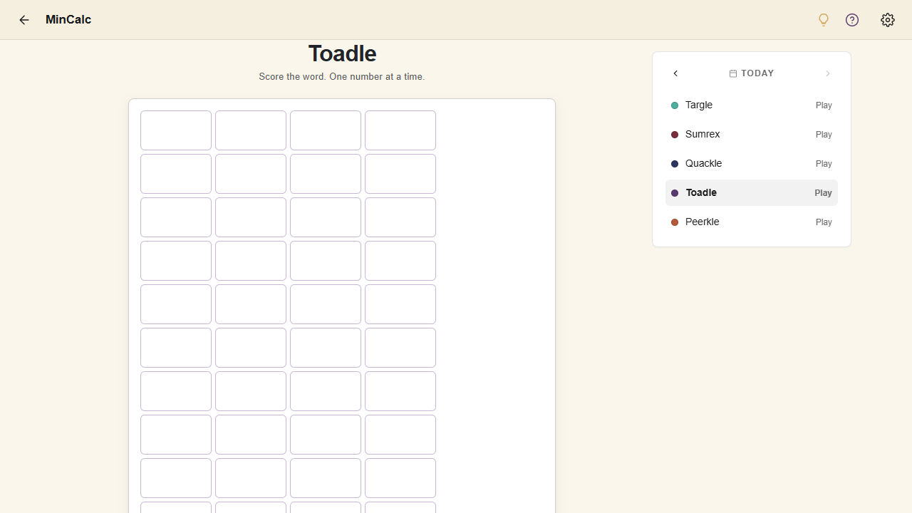 Toadle gameplay preview