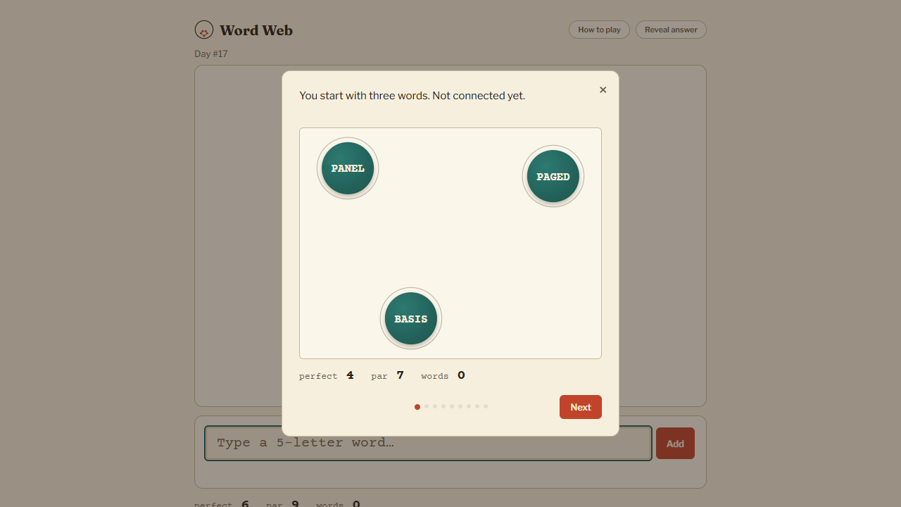 Word Web gameplay preview