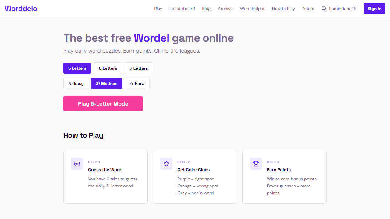 Worddelo gameplay preview