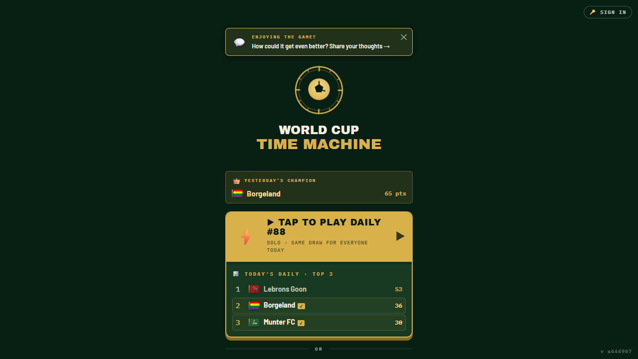 WC Time Machine gameplay preview